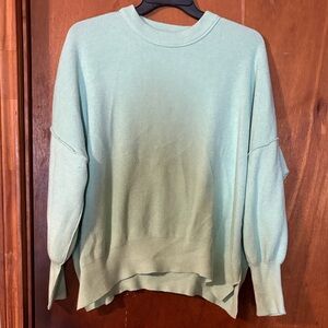 Relaxed Crewneck Sweater in Mint